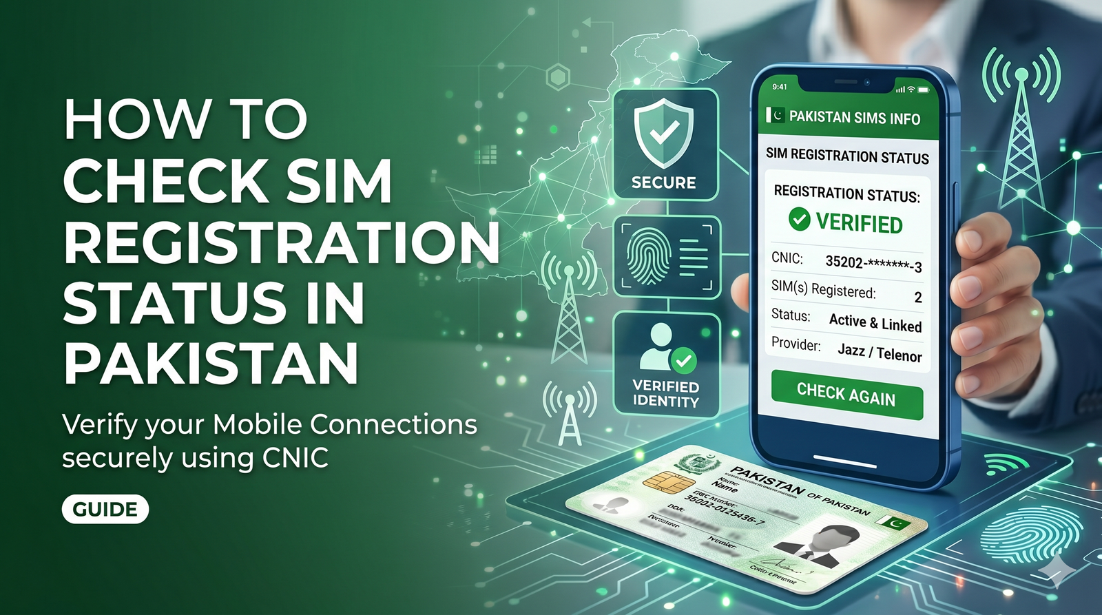 How to Check SIM Registration Status in Pakistan